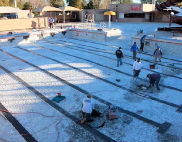 commercial pool plaster colors in texas